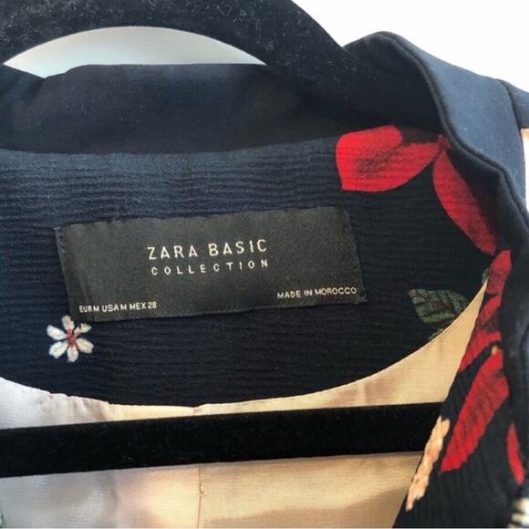 Zara Floral Bomber Jacket - Picture 7 of 8